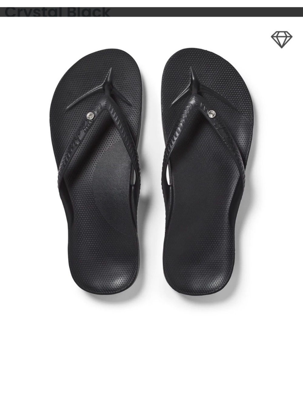 Archie's Black Flip Flop
Sandals ARCHIES crystal women size 7 arch support